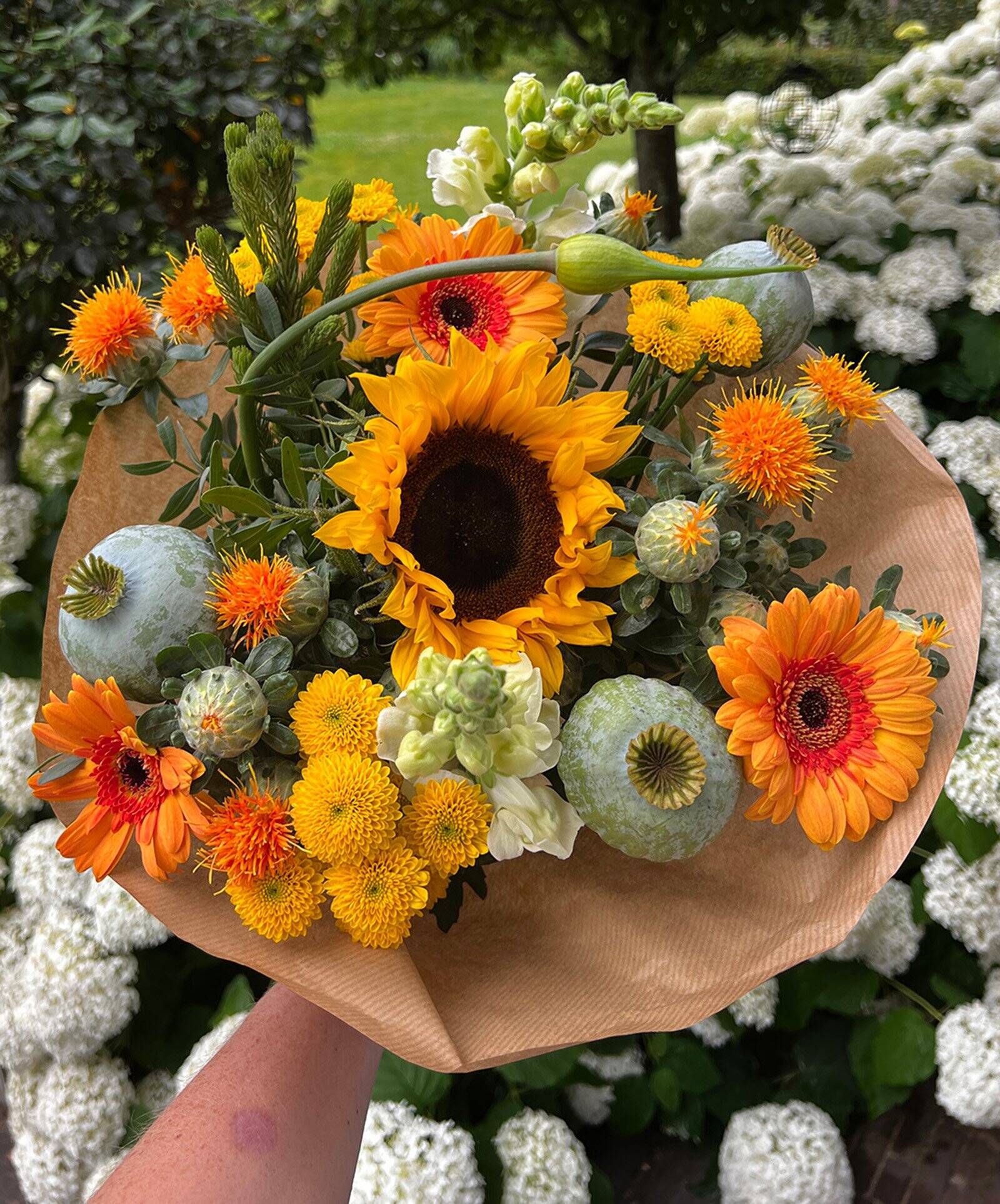 zonnebloem boeket bloemenabonnement